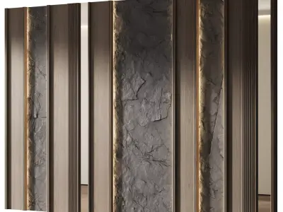 Decorative V112 Wall Panels 3D model