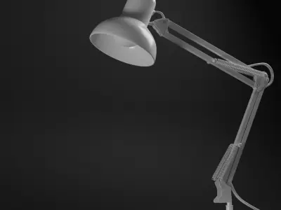 High-quality Study  Table Lamp 3D model