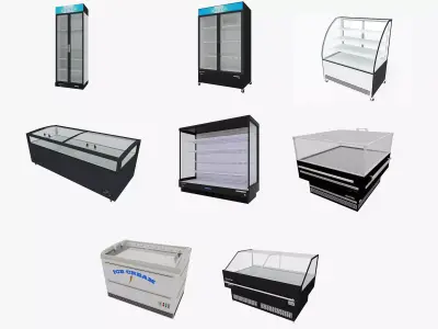  Supermarket Freezer Refrigirator pack