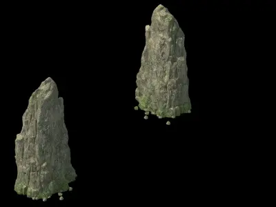 Tongtianhe - rock 01 3D model