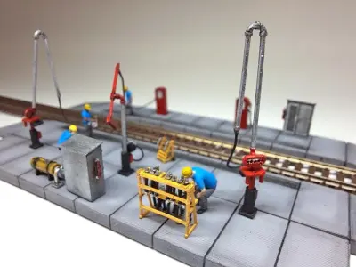 N Scale Fuel Depot 3D print model