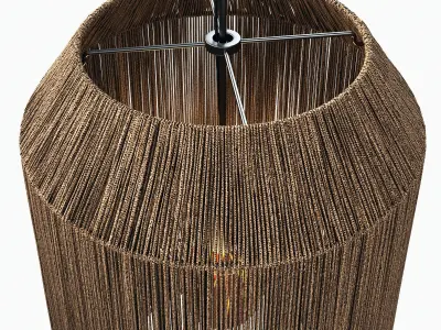Lamp barrel rope n10 3D model