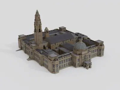 Cardiff City Hall 3D model