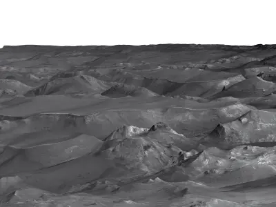 MARS VR - Chaos on the Floor of Candor Chasma 3D model