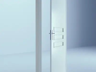 White Door 54 3D model