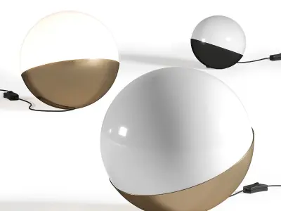 Louis Poulsen VL Studio Table and Floor Lamps 3D model