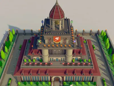 Fairy Tail Guild Building - 3D 3D model