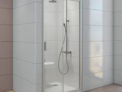 Shower doors Ravak Rapier 3D model