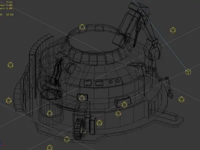 Future World - Mechanical Objects 02 3D model