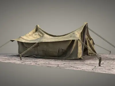 Survival Tent v1 3D model