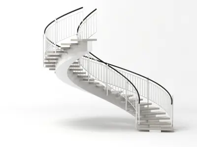Spiral Staircase 3D model