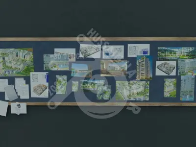 Documents Furnitures Low-poly 3D model