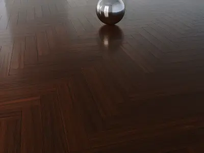 Parquet board - Afrormosiya high pericopsis high 3D model