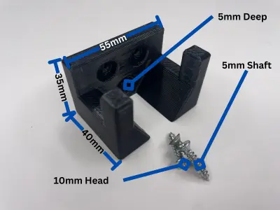 String Lights Mount Free 3D print model