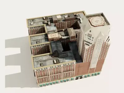 Building Light Map Low Poly Photo Based Low-poly 3D model