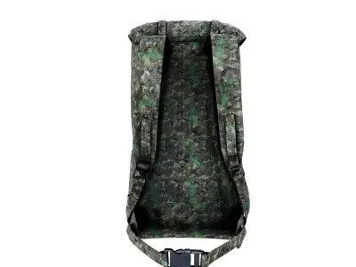 Backpack Low-poly 3D model 7