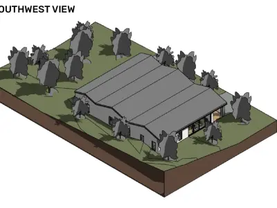 Canteen - Revit 3D model