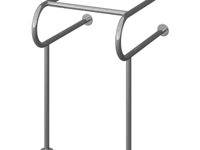 Handrail for disabled people 2 3D model