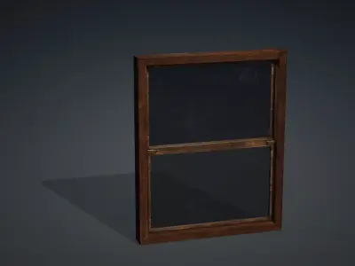 Windows Far West Low-poly 3D model
