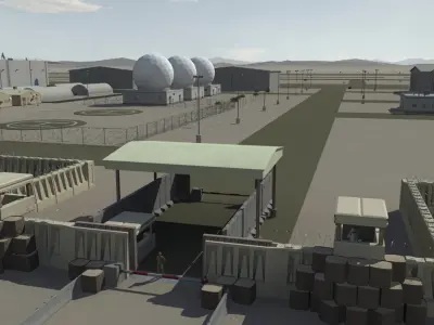  Massive Airbase with UAVs 