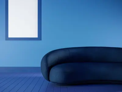 Six different rooms ready to be used in your projects 3D model