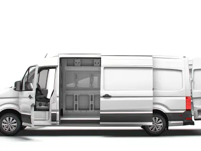MAN TGE Van LWB HR HQInterior 2025 UKspec 3D model