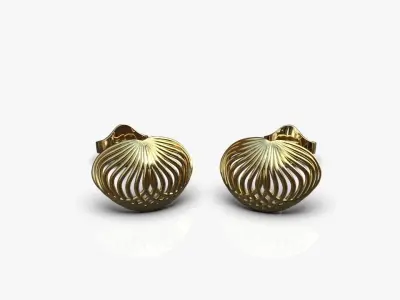 Light earrings 3D print model