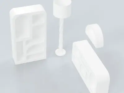 MINIATURE FURNITURE ISOBEL FURNITURE COLLECTION 3D print model