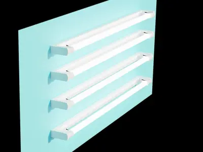 Light low poly Low-poly 3D model