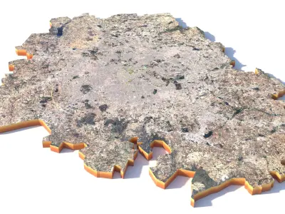 Bangalore Bengaluru in India 3D model