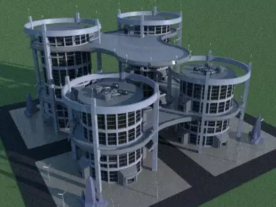 SpiderWare City Block 3D model