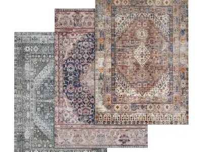 Rug Set 1444 3D model