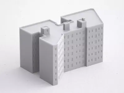 3D Print miniature building RB-US-NY-093 3D print model