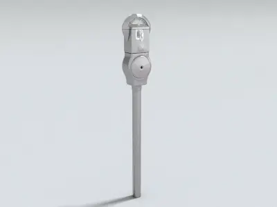 laos Parking Meter Low-poly 3D model