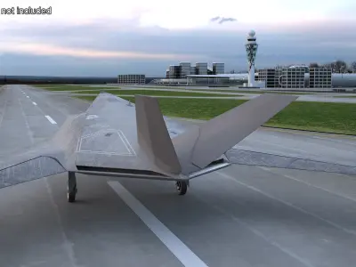  Combat Stealth Fighter Jet 