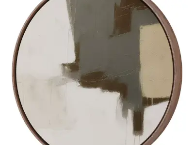 Abstract Painting Frame set 3D model 714