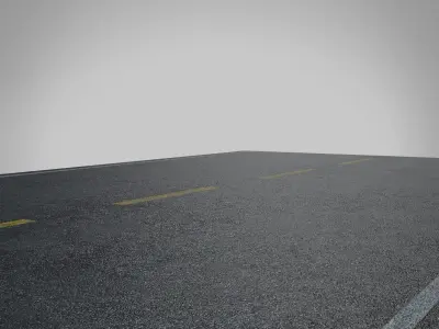 Asfalt Low-poly 3D model