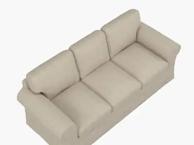 Ektorp 3 seat sofa kilanda light beige 3D model