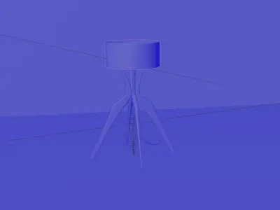 Lamp in world 3D model