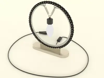 Industrial O-lamp 3D model
