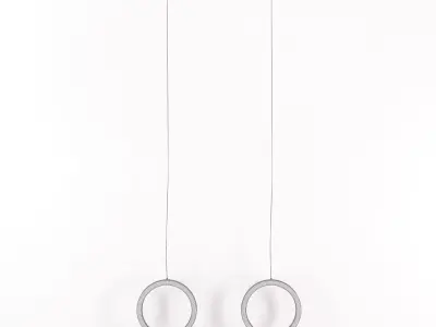 Pendant Lamp O-Wood 3D model