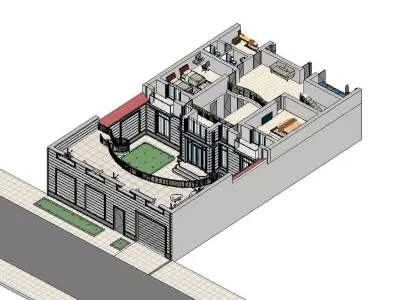 Classic House 3D model