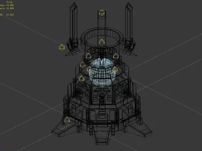 Functional mechanical object 06 3D model