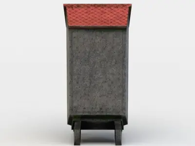 House oriel Low-poly 3D model