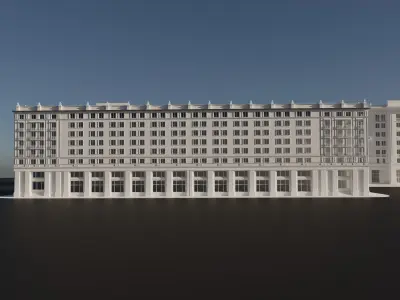 Two Buildings 3D model