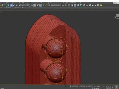 Harlow 5 Sconce Low-poly 3D model