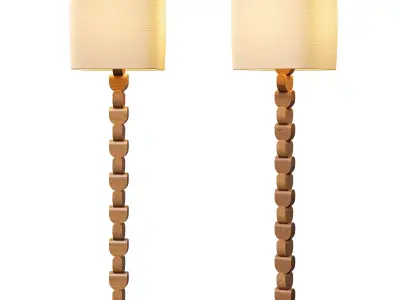 Soho Home floor lamp Felix 3D model
