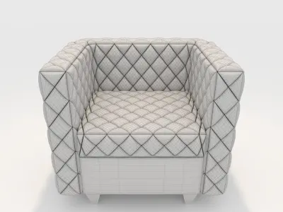 Sofa 1 Seater 9 3D model