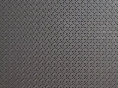 Dark Clean Diamond Tread Plate Metal PBR Seamless Texture