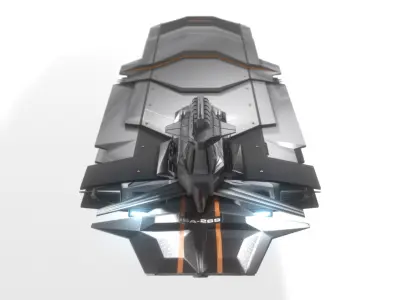 ISA Heavy Cruiser 3D model